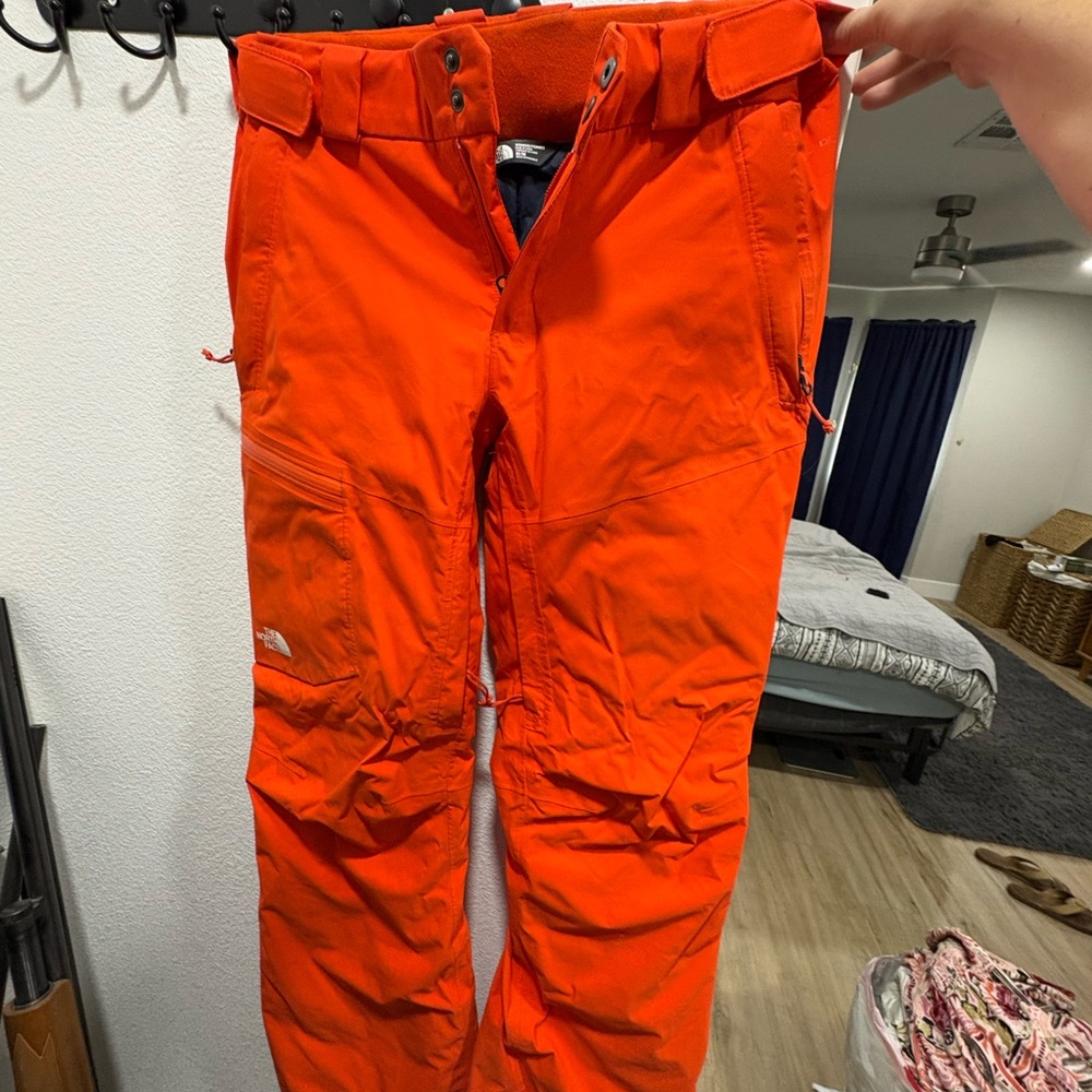 The North Face Women Bright Orange Ski Pants